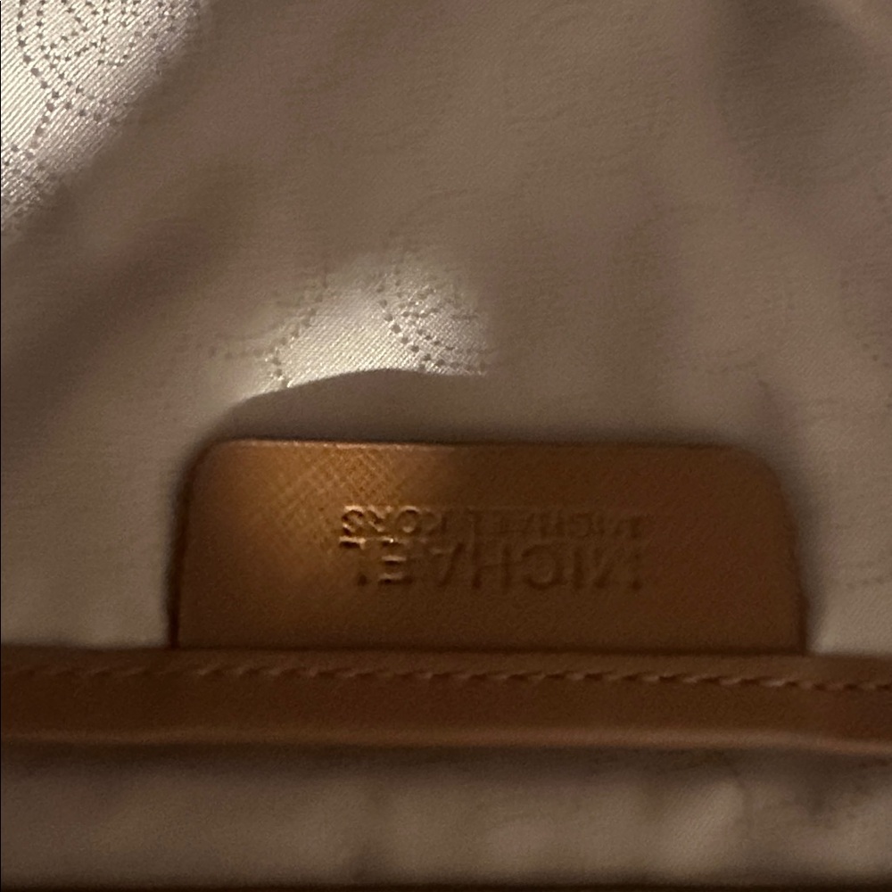 Michael Kors Brown Leather Studded Satchel - Picture 6 of 8